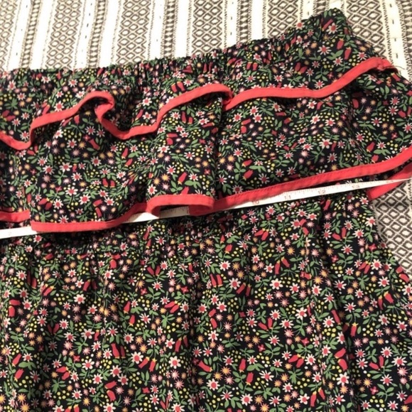 Floral Ruffle Strapless Mini Dress From ModCloth - Picture 5 of 8